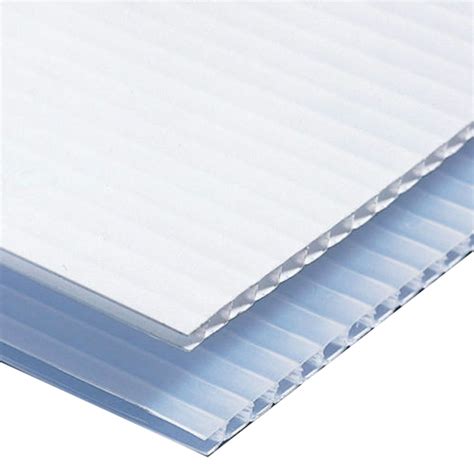 Plastics Plastic Corrugated Fluted Plastic Sheet 4mm Falken Design COR ...