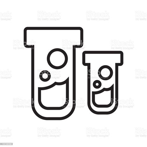 Chemistry Icon Vector Isolated On White Background Chemistry Sign Stock ...