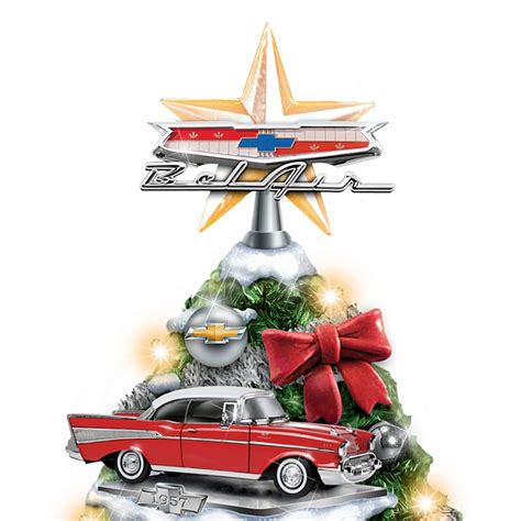 Chevrolet Bel Air Tabletop Christmas Tree With Revving Engine Sound: Lights Up by The Bradford ...