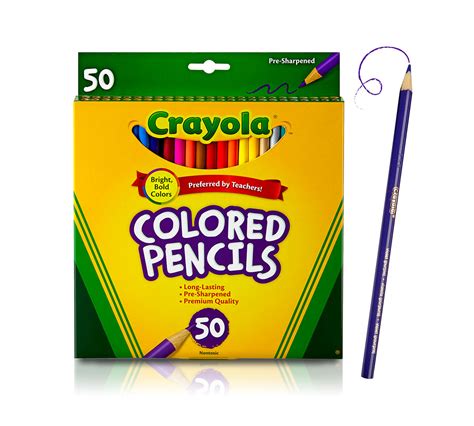 Colored Pencils, 50ct Coloring Set | Crayola