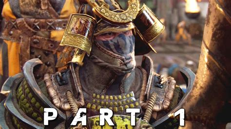 FOR HONOR Samurai Campaign Walkthrough Gameplay Part 1 - Poison