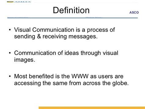 Visual Communication