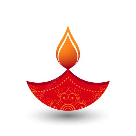 Diwali Diya Vector Art PNG, Diwali Diya Clipart Red Illustration, Diwali Diya, Diya Clipart ...