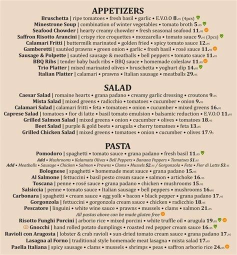 Toscana Italian Grill Menu, Menu for Toscana Italian Grill, Acadia, Calgary - Urbanspoon/Zomato