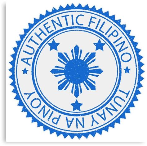 "Authentic Filipino" Canvas Print by kayve | Redbubble