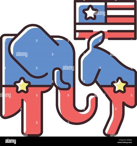 Democrat donkey logo Stock Vector Images - Alamy