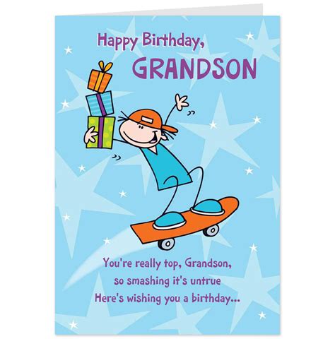 Birthday Card Grandson Quotes. QuotesGram