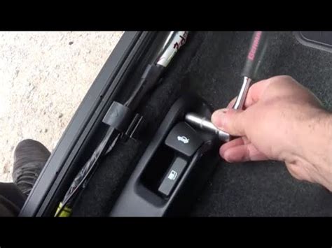 Toyota Camry Trunk Release Lever Not Working