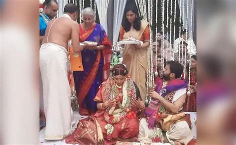 Nirmala Sitharaman's Daughter Gets Married In A Simple Home Ceremony