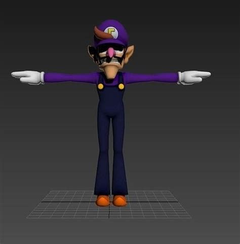 3D model Waluigi VR / AR / low-poly | CGTrader