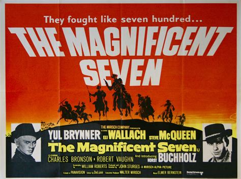 The Magnificent Seven Movie Poster - Vintage Movie Posters