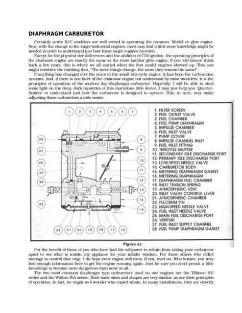 DIAPHRAGM CARBURETOR - RC Universe