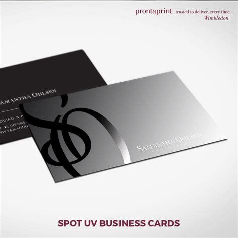 Spot UV Business Cards - Prontaprint Wimbledon