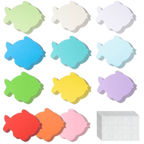 Buy 240 Pieces Fish Cutouts Paper Large Fish Shapes Assorted Color Ocean Fish Cut Outs Classroom ...