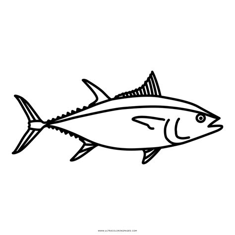 Tuna Coloring Pages