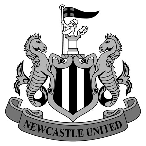 Newcastle United Logo Black and White – Brands Logos