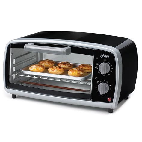 Sunbeam® TSSTTVVG01 Oster® 4 Slice Toaster Oven Black/Silver