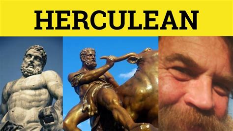 🔵 Herculean - Herculean Meaning - Herculean Examples - Classical Culture in English - YouTube