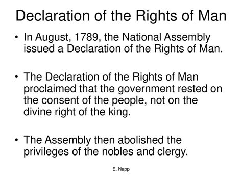 Declaration of the Rights of Man - ppt download