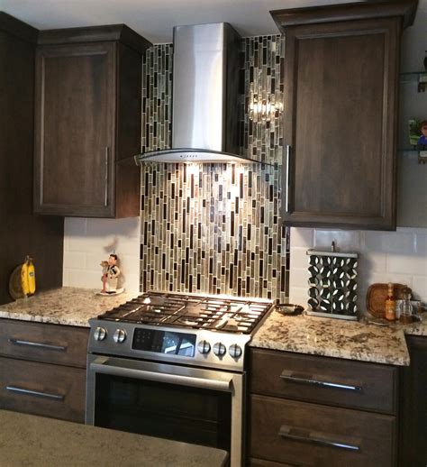 Brown Mosaic Backsplash | ProSource Wholesale