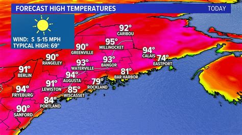 Maine weather forecast: Hot and dry, then cold and rainy | newscentermaine.com