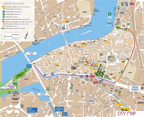 Arles City Centre map - Ontheworldmap.com