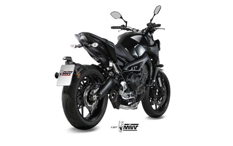 YAMAHA MT-09 / SP / FZ-09 Exhaust Mivv Suono Black stainless steel Y ...