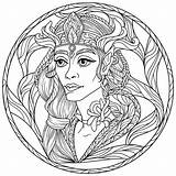 100000 Maiden Mother crone Vector Images  Depositphotos sketch template