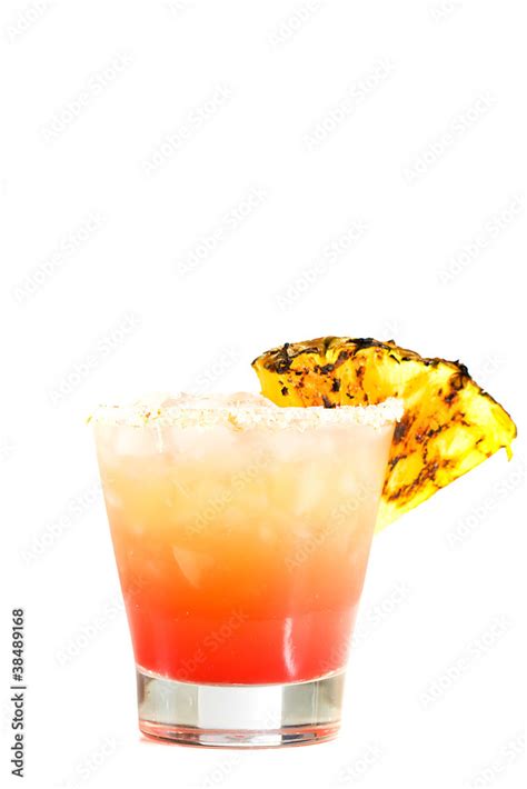 Tropical Island Fruit Juice Cocktail Stock Photo | Adobe Stock