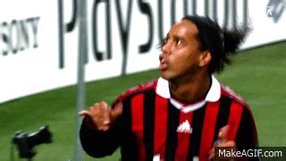 Ronaldinho Milan Hang Loose on Make a GIF