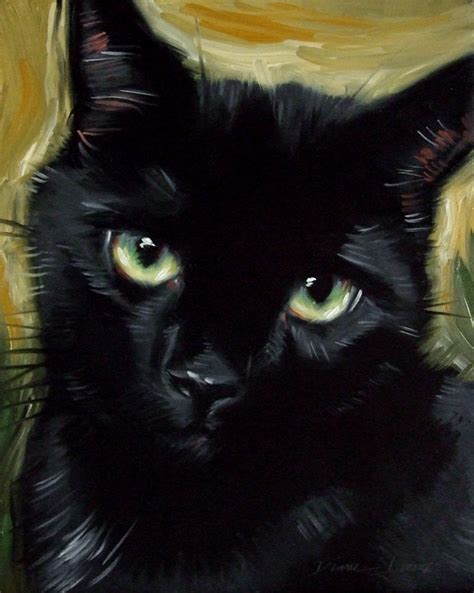 Today's black cat portrait is Jane's adorable Pepsi. I have been ...