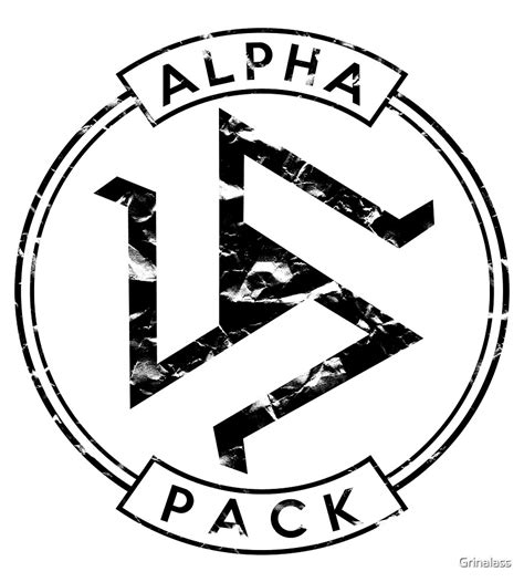 "Alpha Pack (Black) - Teen Wolf" by Grinalass | Redbubble