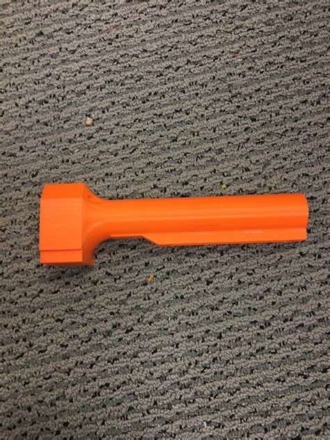 Nerf AR-15 Buffer Tube Adapter by Breeki | Download free STL model | Printables.com