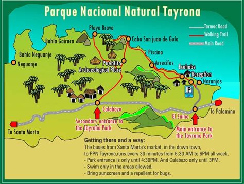 Guia completa del Parque Nacional de Tayrona