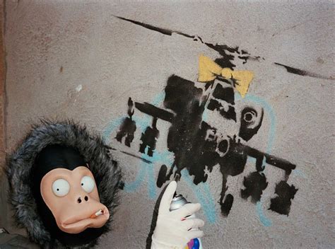 James Pfaff | Banksy, Monkey Mask Session (Happy Chopper), London, 2003 (Small) ([2003/2021 ...