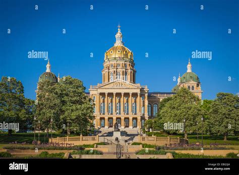 Iowa State Capitol building. Des Moines, Iowa Stock Photo - Alamy