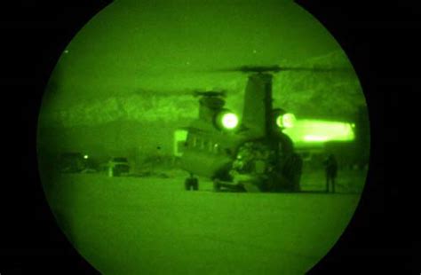 Boeing CH-47D Chinook and Night Vision - We're watching you!