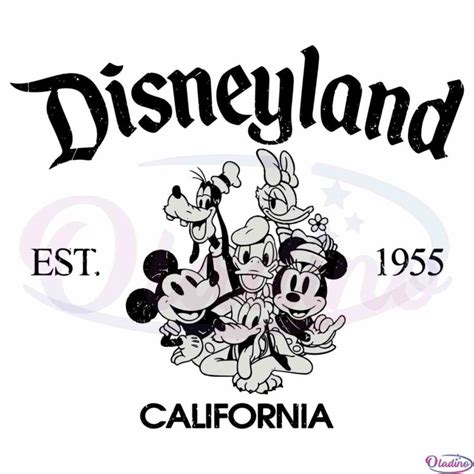 Disneyland Est 1955 Disney Trip SVG For Personal And Commercial Uses