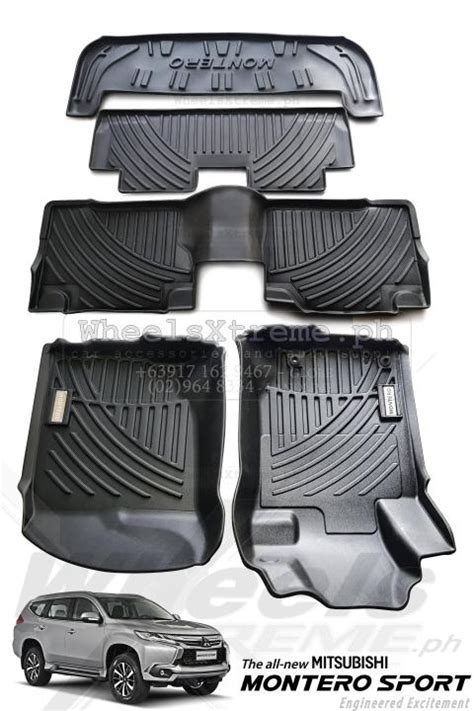 Mitsubishi Montero Sport 2016-2024 Deep Dish matting thailand made complete set ( Mitsubishi ...