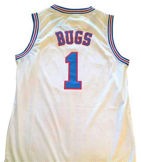 #1 Tune Squad Bugs Bunny Space Jam Jersey by space jam Small White ...