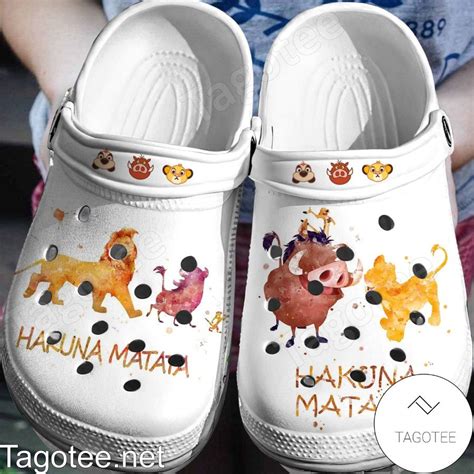 The Lion King Hakuna Matata Crocs Clogs - Tagotee