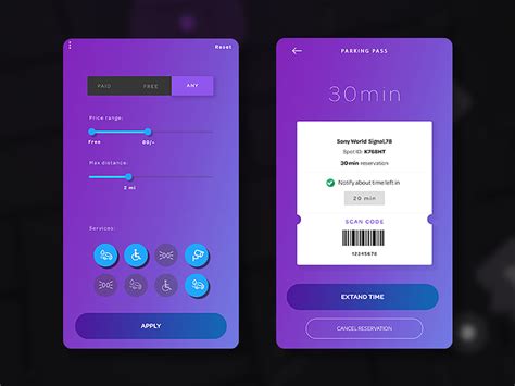 City Parking App by Anupama Mishra on Dribbble