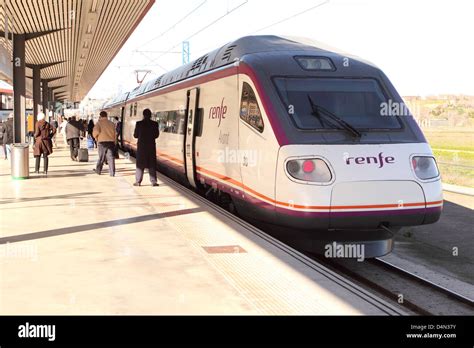 Toledo Spain the RENFE Avant high speed train connects to Madrid in 35 ...