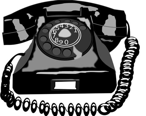 Vintage Telephone Clip Art Image - ClipSafari