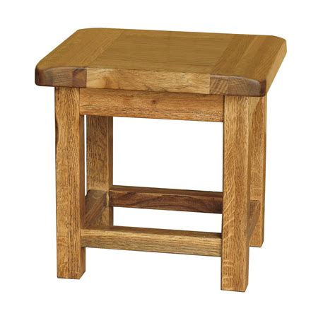 'Country Oak' Small Side Table - Realwoods