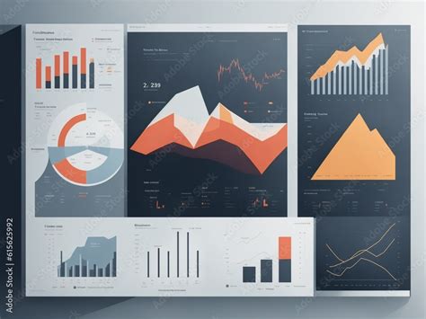 Example chart display (made with generative AI) Stock Illustration ...