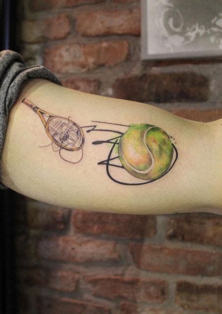 18 Cool Tennis Tattoo Ideas - Styleoholic