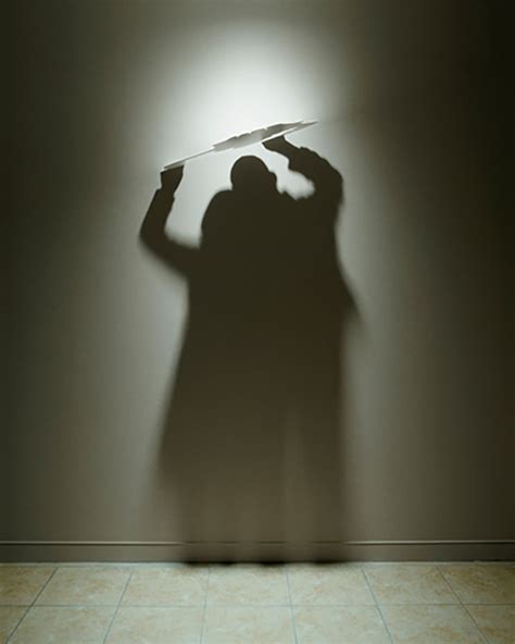 A Series of Sculptures That Cast Shadow Art When Lit From a Specific Angle