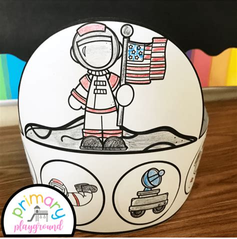 Literacy Snack Idea Moon Landing + Free Printable - Primary Playground