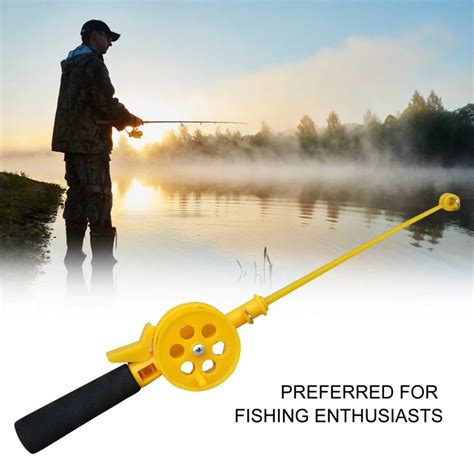 Children Fishing Rod Winter Ice Fishing Pole Durable Universal Fish Tackle Pole Professional ...